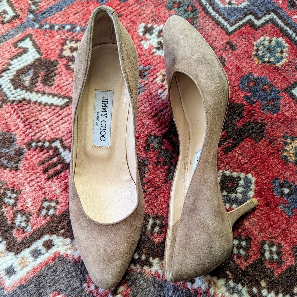 Jimmy Choo Suede Hewls